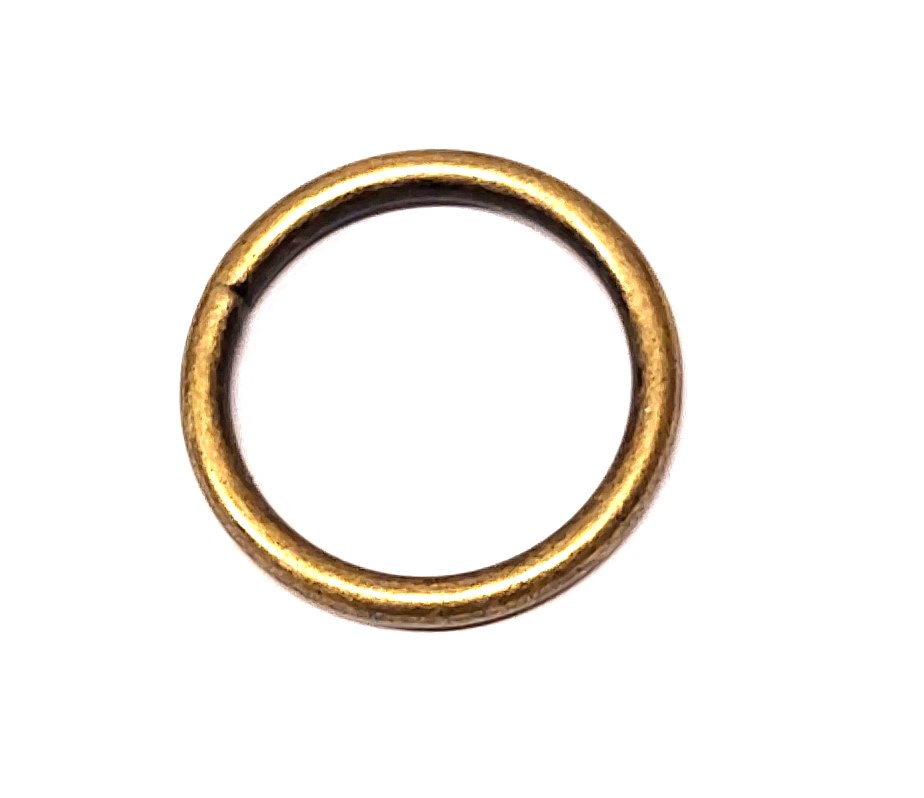 Kroužek svařený - staromosaz